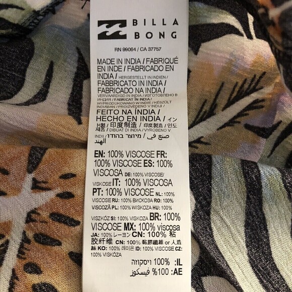 Billabong Womens Spring Romance Dress/Cover-up Dress X-Small - Picture 14 of 15